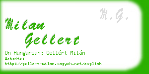 milan gellert business card